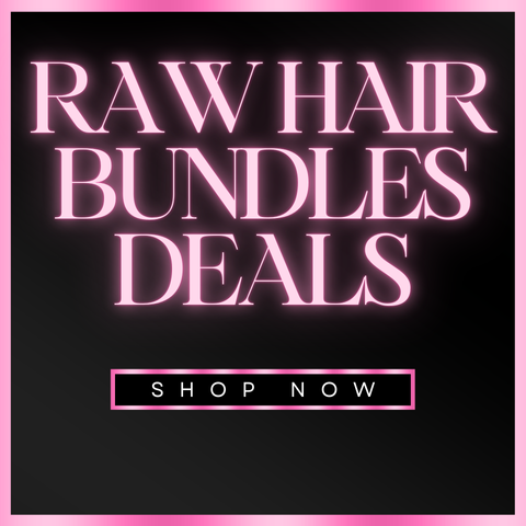 Raw Hair Bundle Deal – Unprocessed, 100% Human Hair